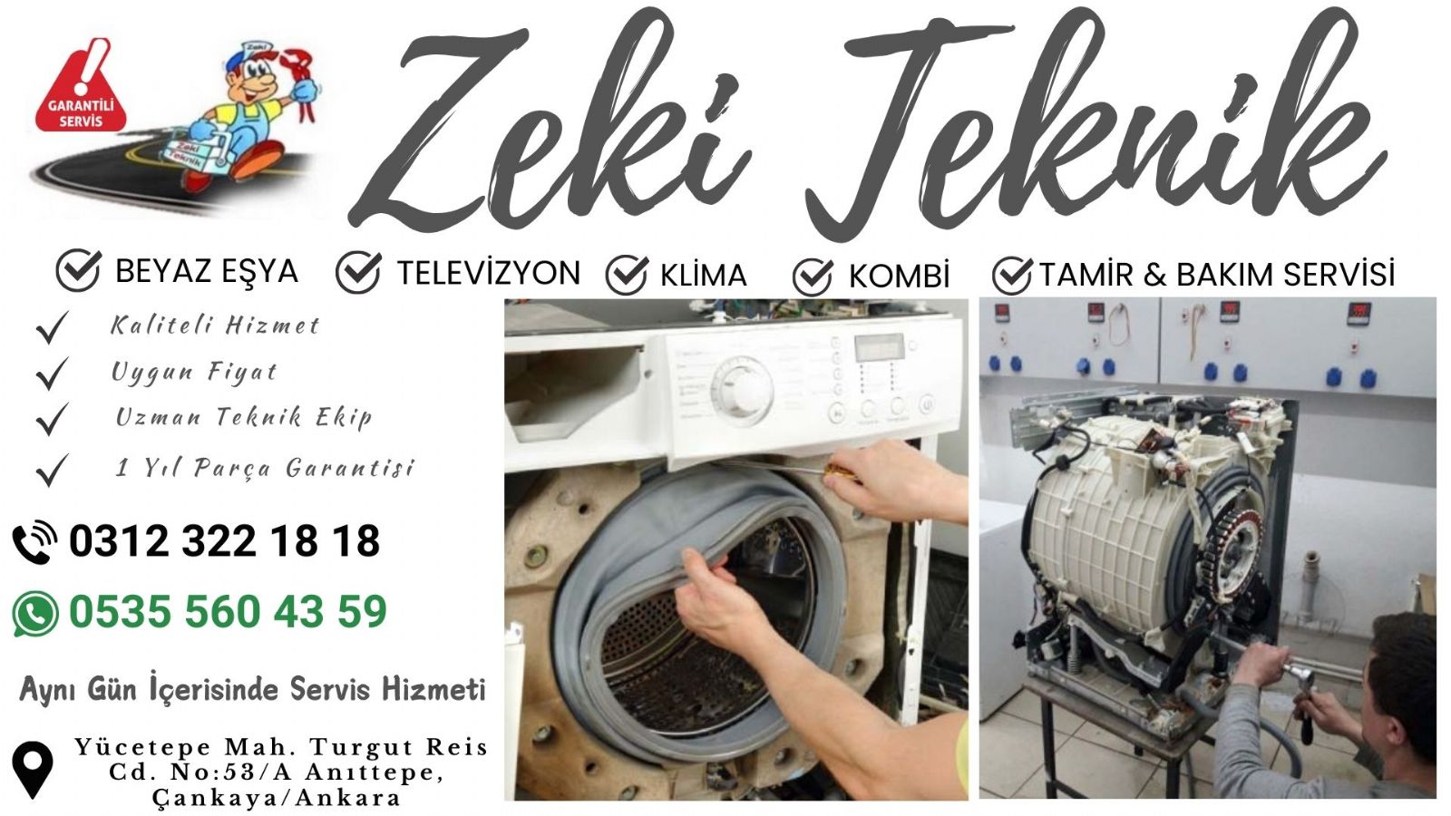 Anıttepe Çamaşır Makinesi Tamircisi